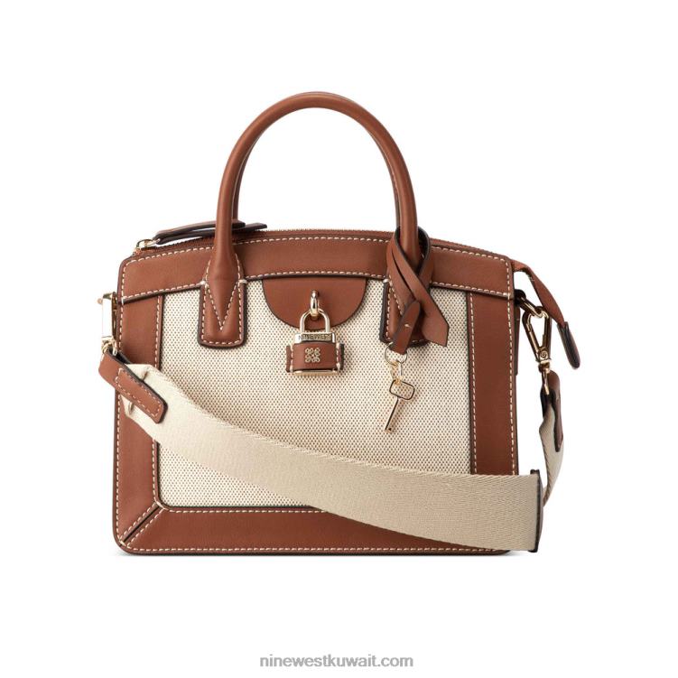 Nine West حقيبة صغيرة شيرين سرج قماش تان VVL082546
