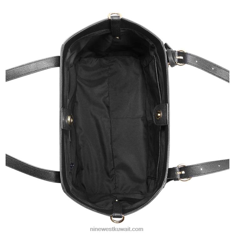 Nine West حقيبة حمل متوسطة من كيلي أسود VVL082694