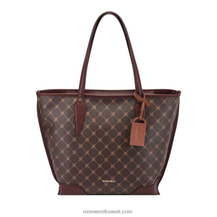Nine West حمل الصنفرة شعار بني VVL082695