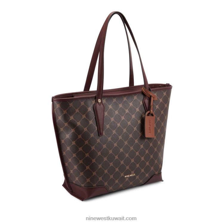 Nine West حمل الصنفرة شعار بني VVL082695