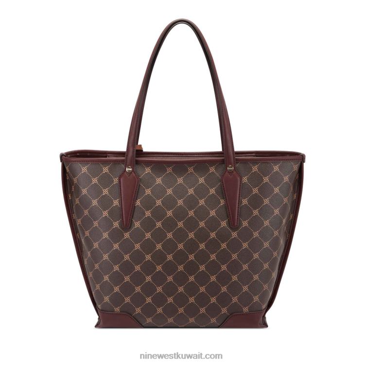 Nine West حمل الصنفرة شعار بني VVL082695