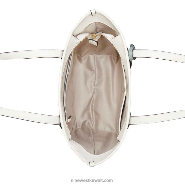 Nine West حقيبة صغيرة من الصنفرة شعار بيج / الصبار VVL082706