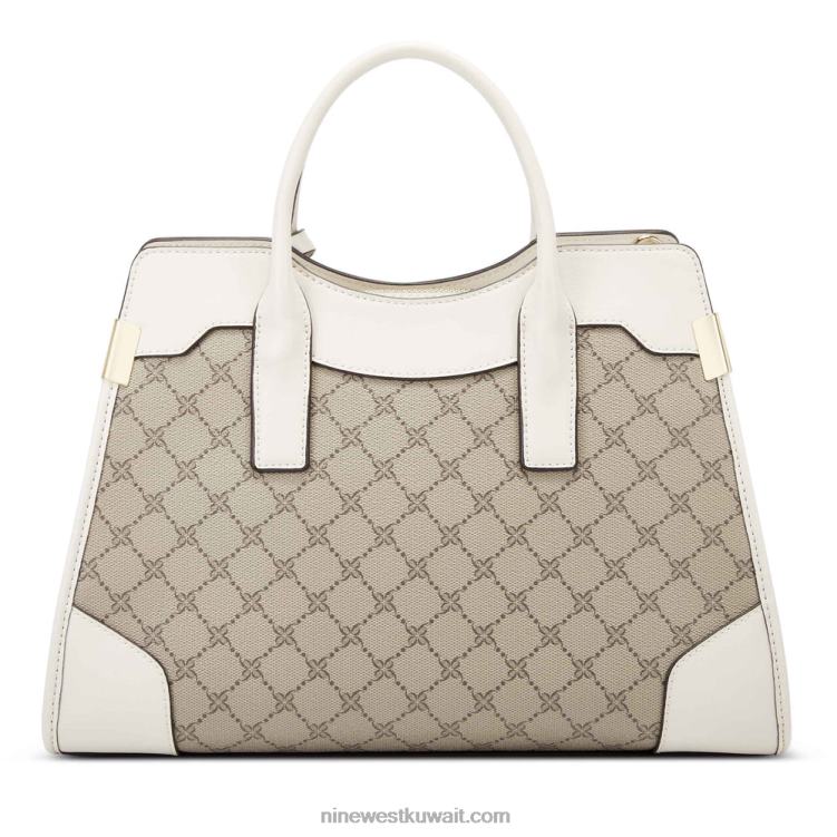 Nine West مجموعة حقيبة برانوين جيت شعار بيج / حليب VVL082799