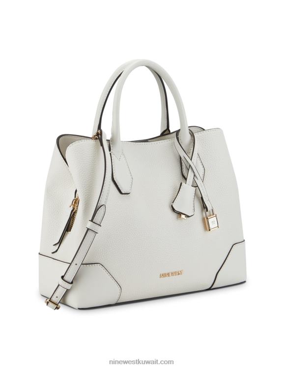 Nine West مجموعة بروكلين جيت حقيبة البصرية الأبيض VVL082803