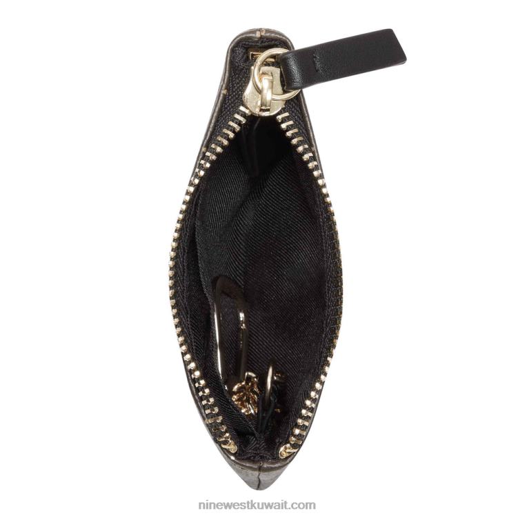 Nine West لاوسون مفتاح الدائري الحقيبة البريدي بني / أسود VVL082850
