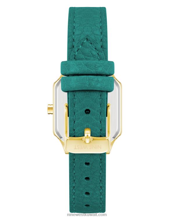 Nine West ساعة بحزام بشعار الماركة بط نهري صغير VVL082860