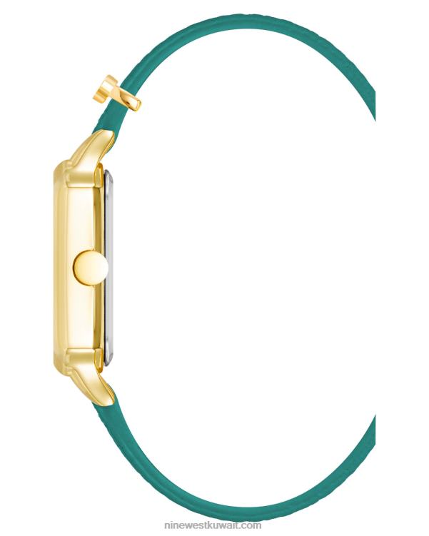 Nine West ساعة بحزام بشعار الماركة بط نهري صغير VVL082860