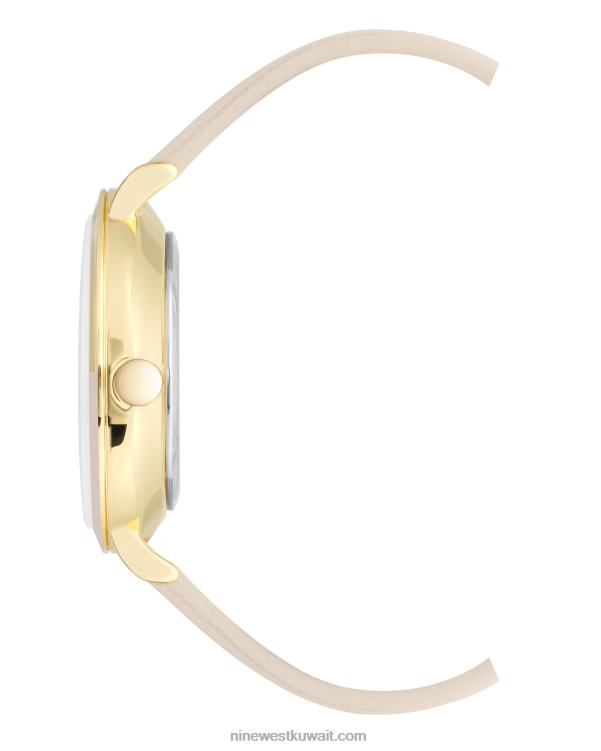 Nine West ساعة بحزام بلونين تان VVL082867