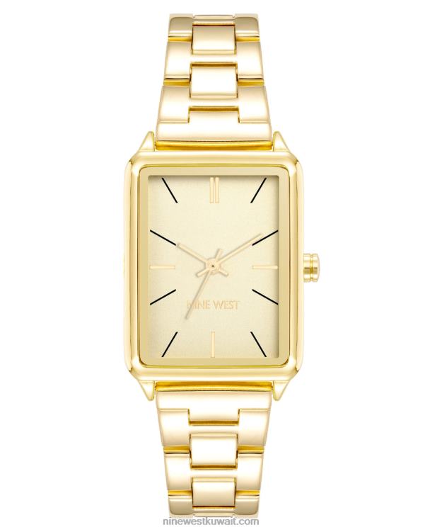 Nine West ساعة سوار حالة مستطيلةVVL082874