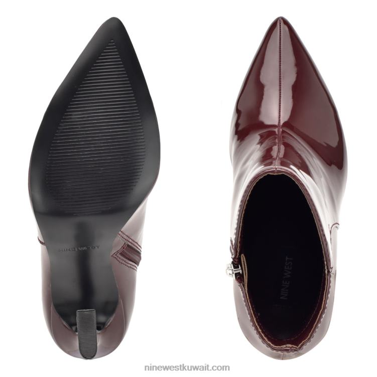 Nine West توري اللباس الجوارب براءة اختراع النبيذ VVL082942