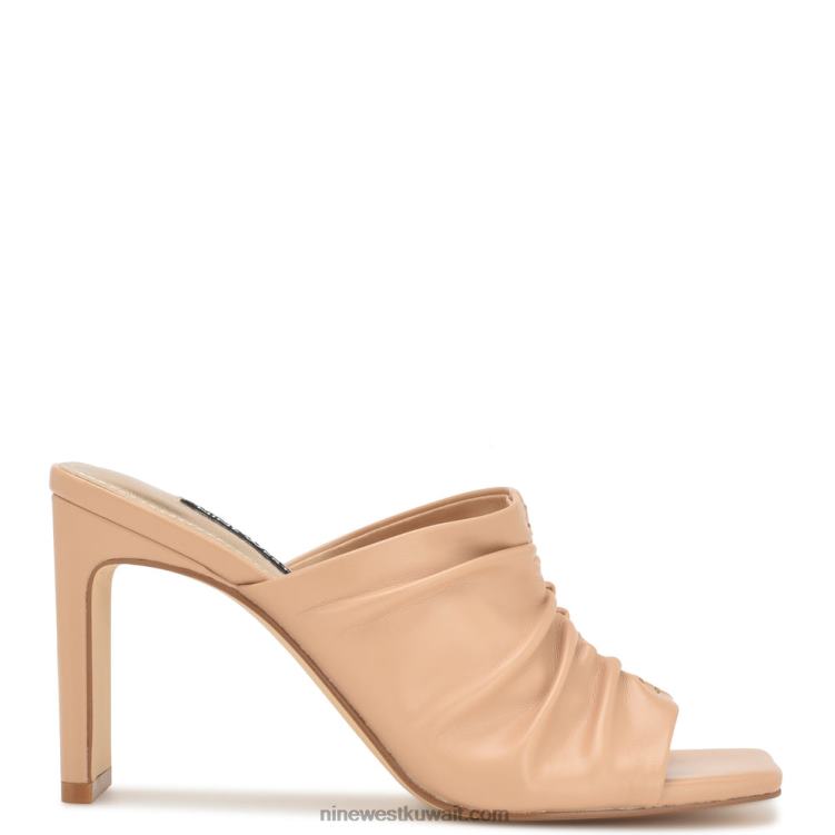 Nine West صندل بكعب لؤلؤي استحى دافئ VVL08319