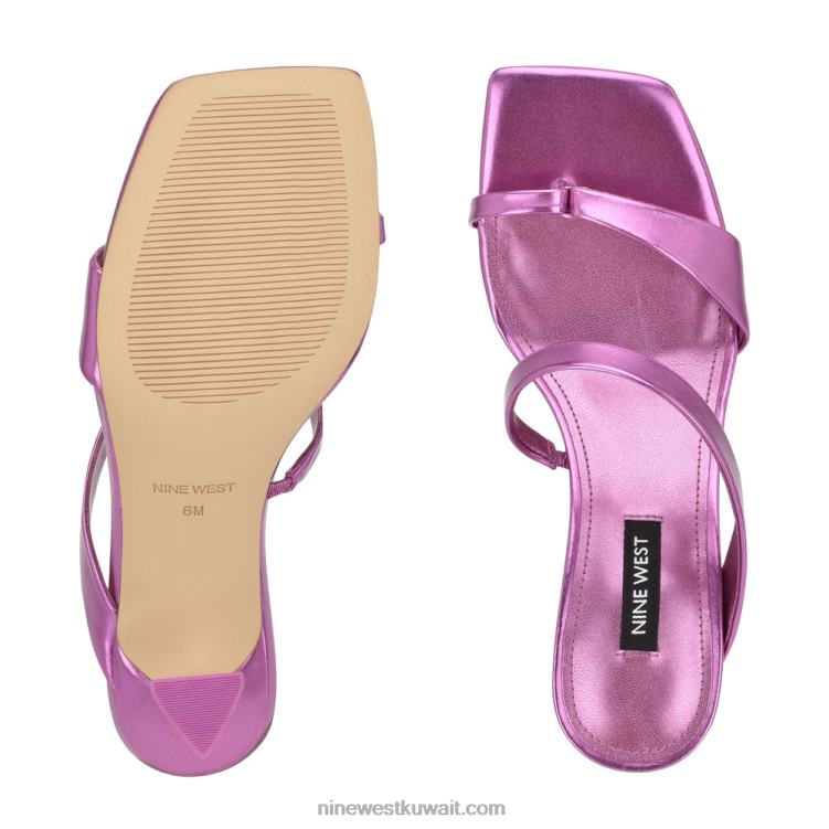 Nine West صندل منزلق بكعب بادماVVL08392