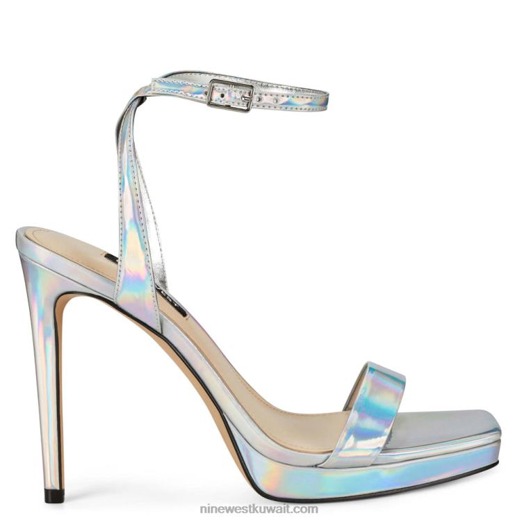 Nine West صندل زادي بحزام الكاحل قزحي الألوان VVL08409