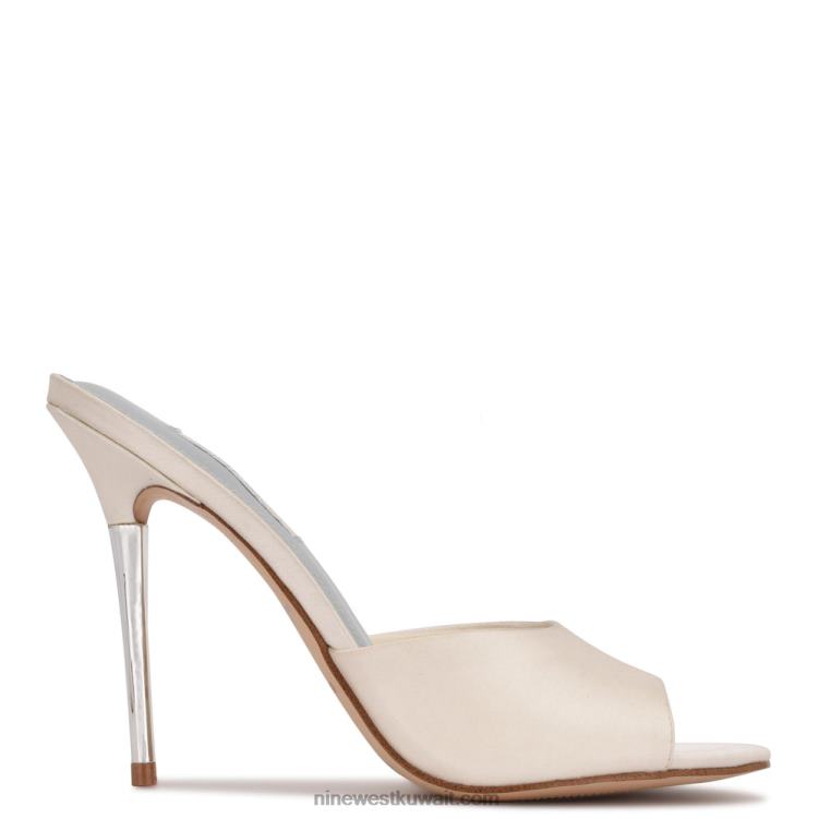 Nine West ديفاز صندل منزلق بكعب عاج VVL08476