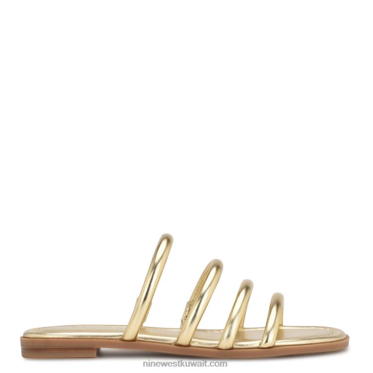 Nine West صندل منزلق مسطح بسعادة بلاتينو VVL0852