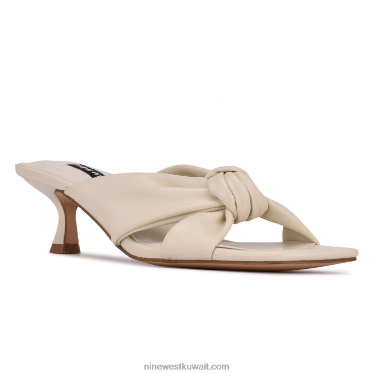 Nine West صندل منزلق بكعب من ديبا كريم شيك VVL08532