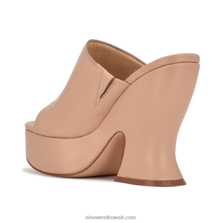Nine West الصنادل الشريحة زهرة منصةVVL08639