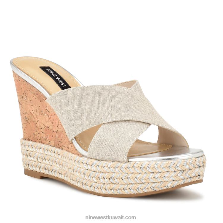Nine West صندل ويدج متدرج الألوان ضوء طبيعي VVL08658