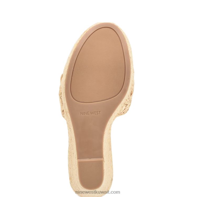 Nine West صندل إسفين إسفين من هولاند ضوء طبيعي VVL08662