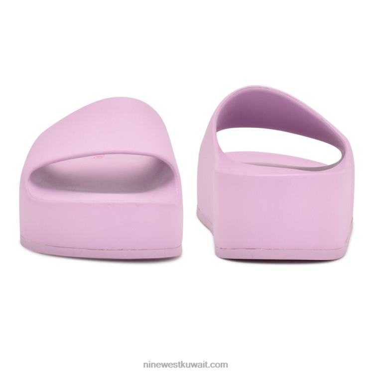Nine West الصنادل الشرائح منصة تجمع ضوء ارجواني VVL08676