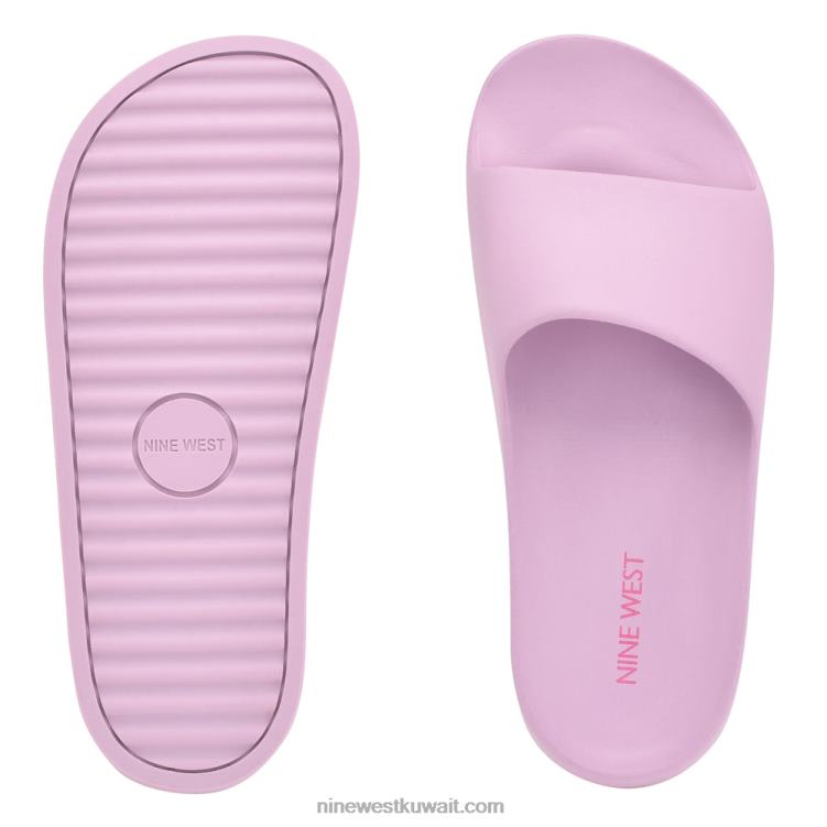 Nine West الصنادل الشرائح منصة تجمع ضوء ارجواني VVL08676