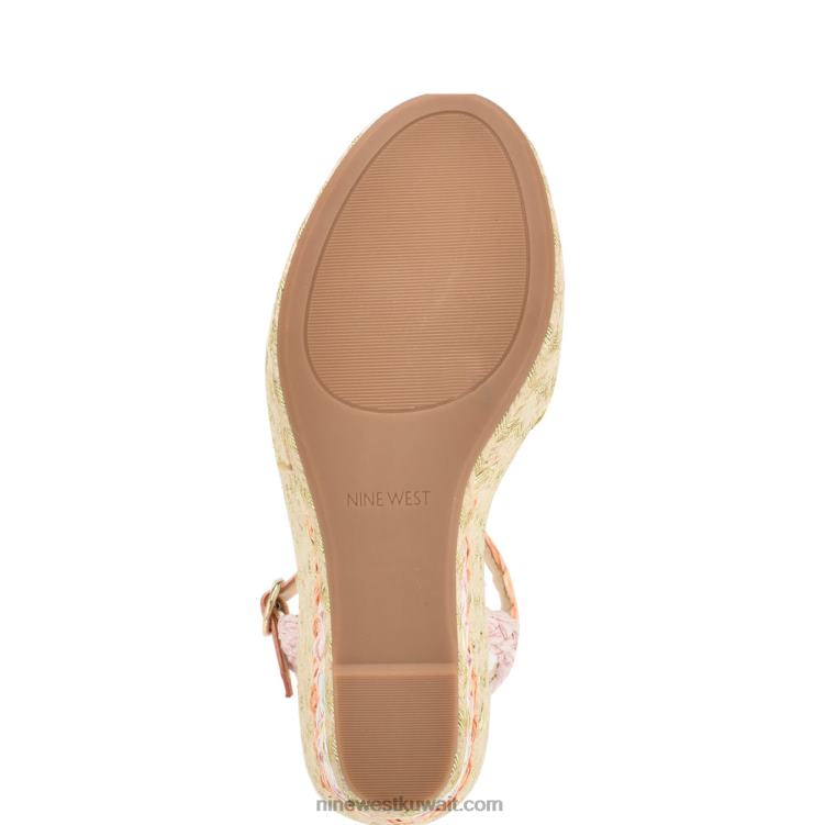 Nine West صندل بكعب ويدج الرافية المتعددة VVL08760