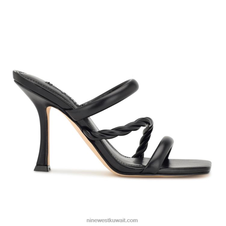 Nine West الصنادل ذات الكعب العالي أسود VVL08834