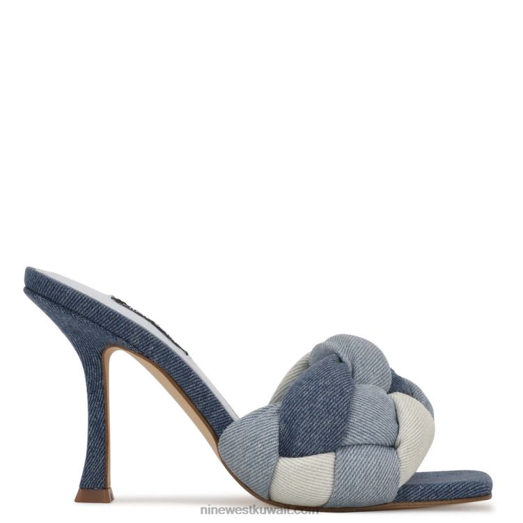 Nine West صندل منزلق بكعب يويوVVL08881