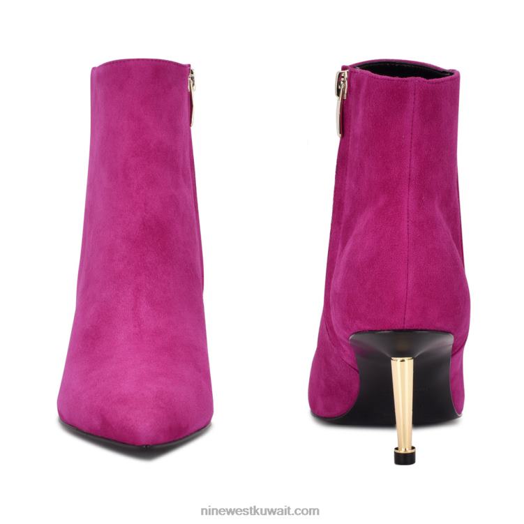 Nine West ريتا اللباس الجوارب جلد الغزال الوردي VVL08923