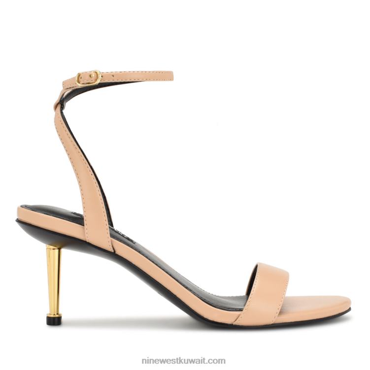 Nine West anny صندل بكعب رباط الكاحل استحى دافئ VVL08228