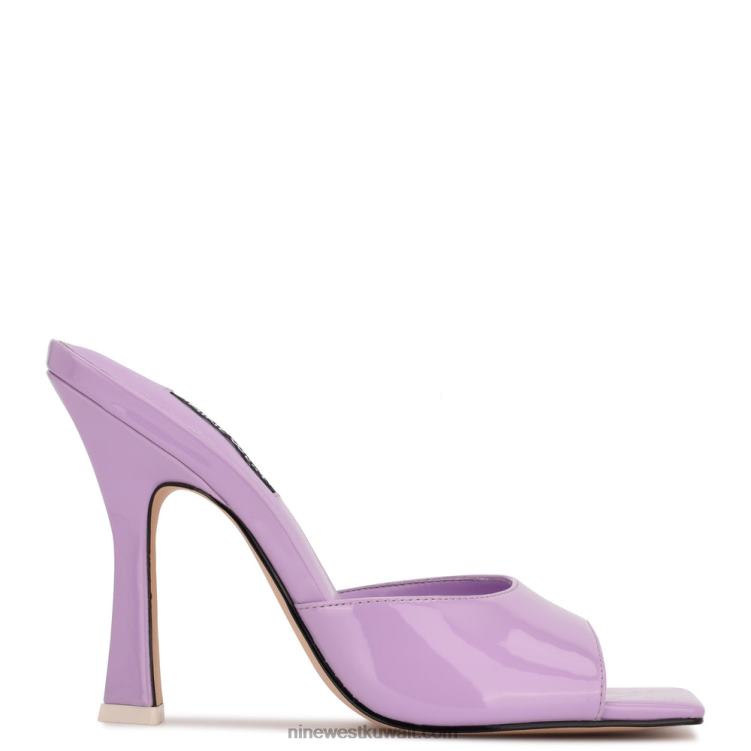 Nine West صندل بكعب عالي aurea براءة اختراع أرجواني VVL08501