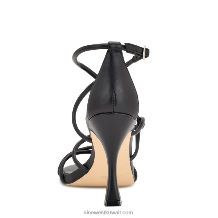 Nine West besasy الصنادل بكعب strappy أسود VVL08147
