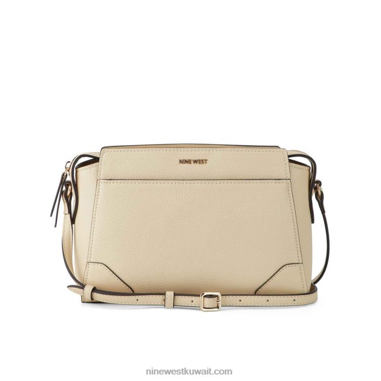 Nine West brooklyn jet set crossbody حرير الذرة VVL082436