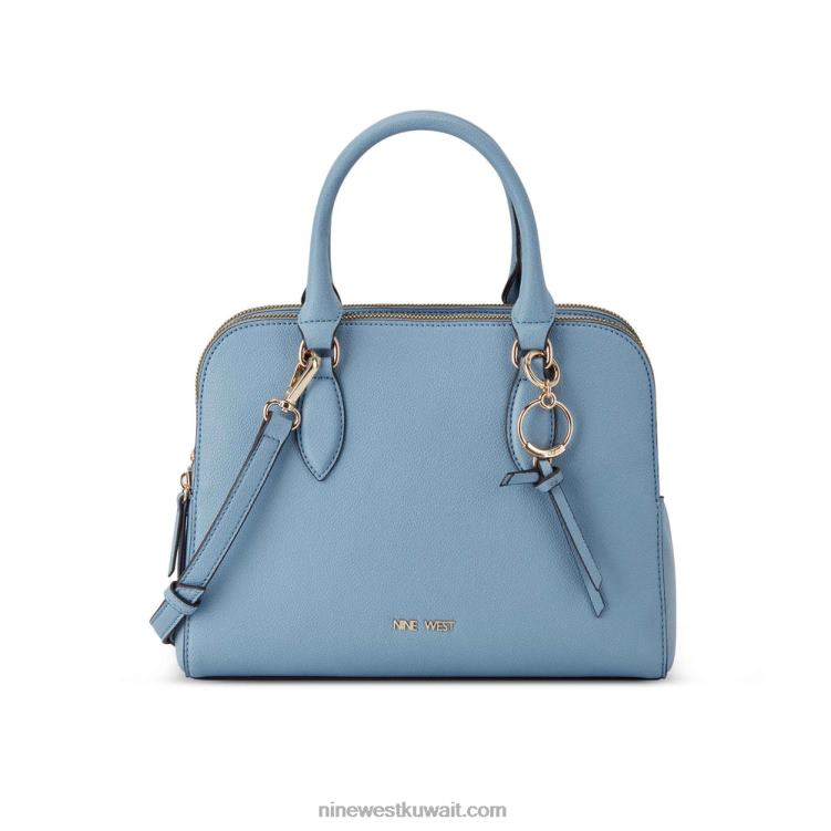 Nine West cyra a list satchel الدنيم الباهت VVL082452