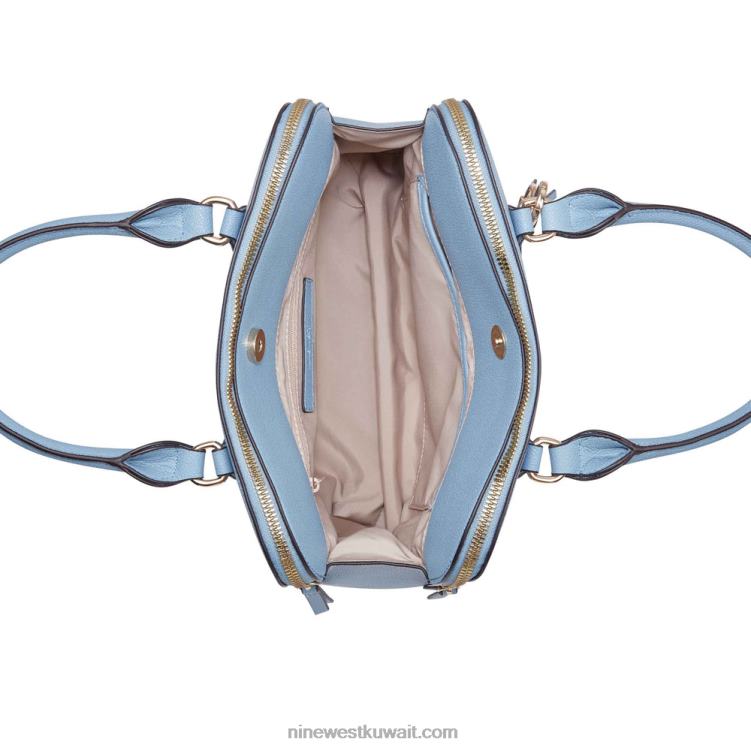 Nine West cyra a list satchel الدنيم الباهت VVL082452