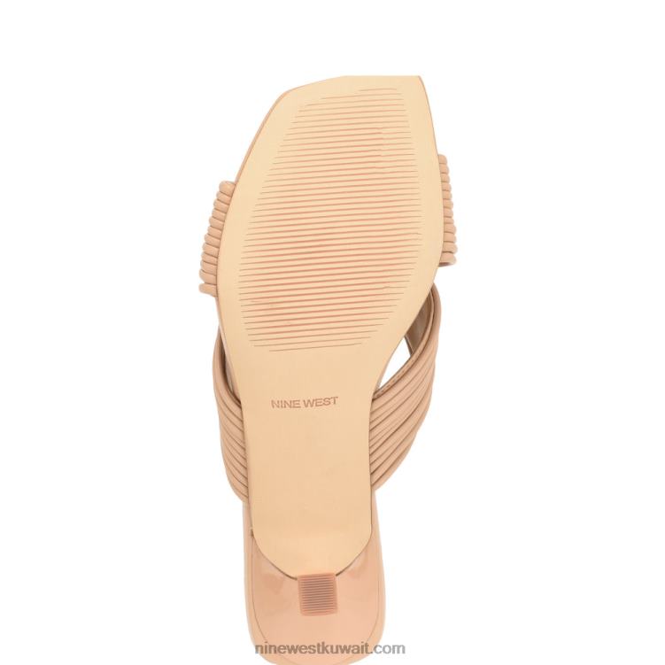 Nine West صندل منزلق بكعب من dafidil احمر خدود VVL08218