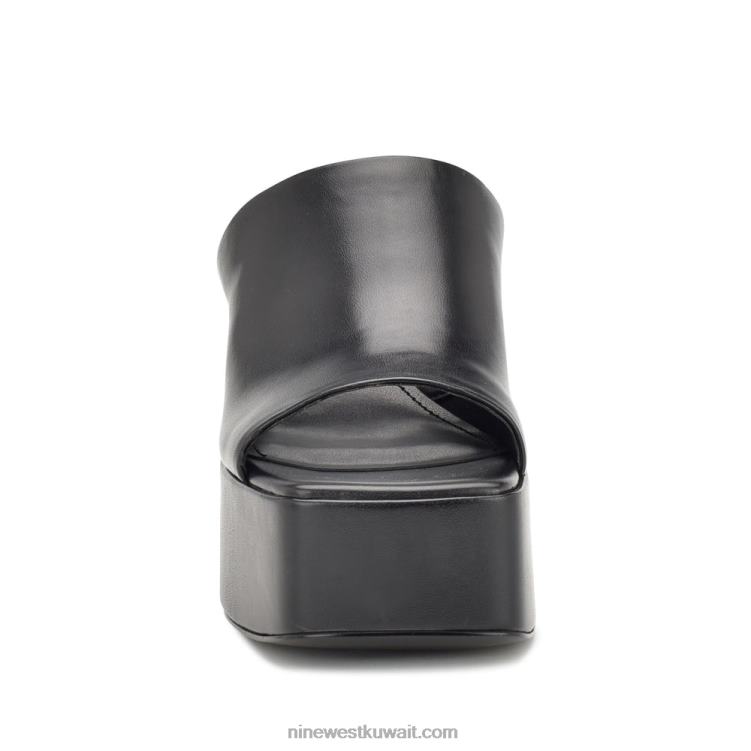 Nine West البغال منصة danzi أسود VVL08673