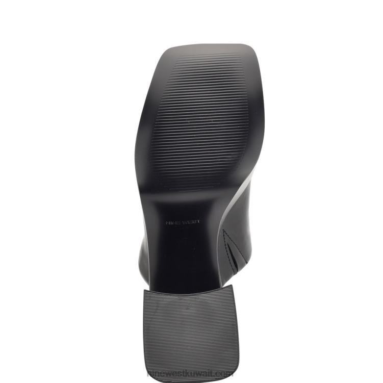 Nine West البغال منصة danzi أسود VVL08673