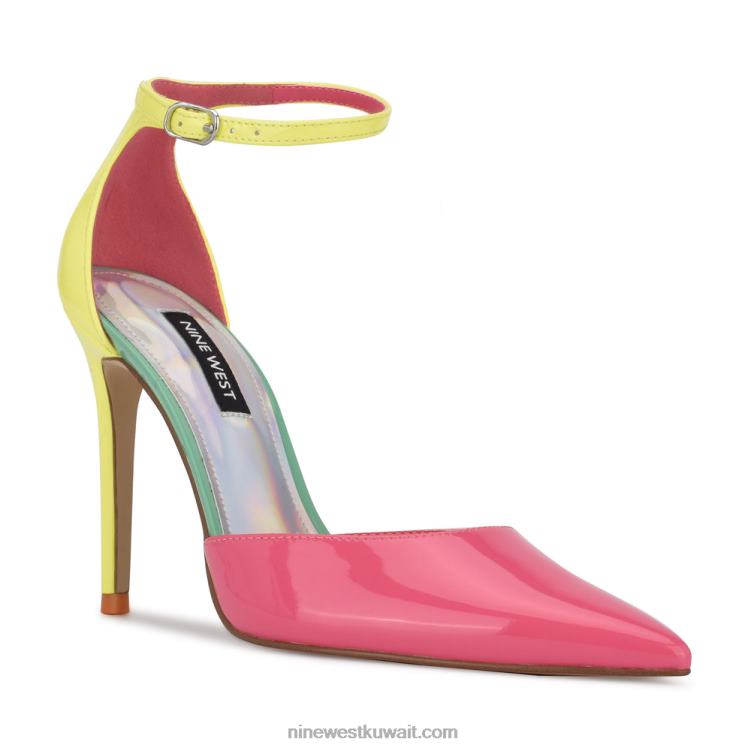 Nine West faiz مضخات مدببة من الأمام حزام الكاحلVVL08977