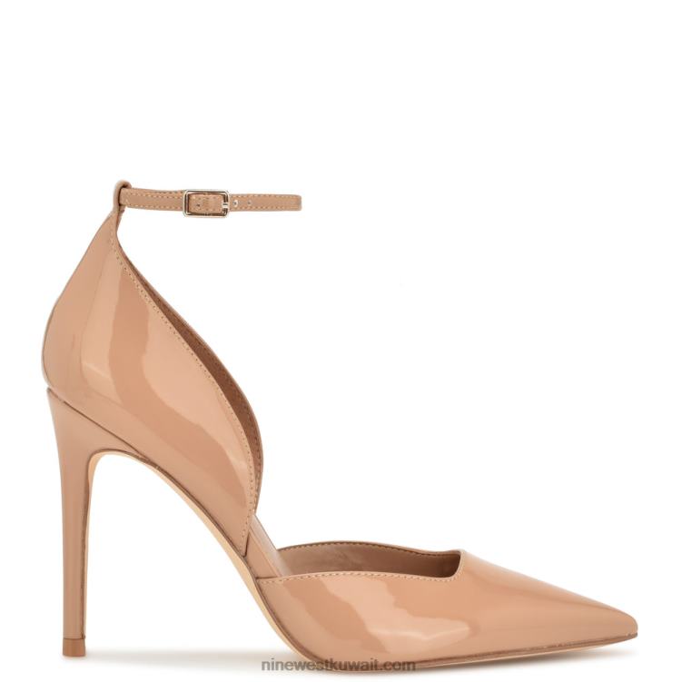 Nine West finda d'orsay حذاء عالي الكعب براءة اختراع استحى VVL081384