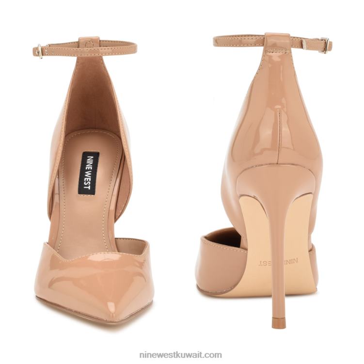 Nine West finda d'orsay حذاء عالي الكعب براءة اختراع استحى VVL081384