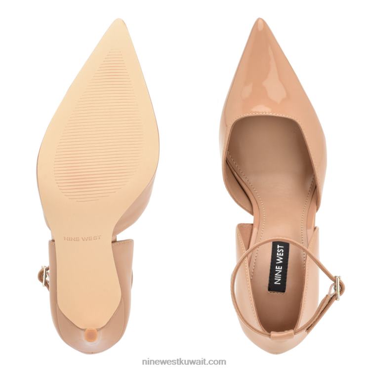 Nine West finda d'orsay حذاء عالي الكعب براءة اختراع استحى VVL081384