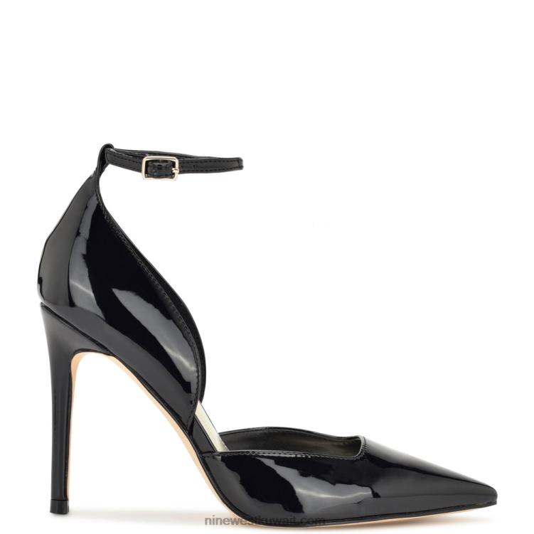Nine West finda d'orsay حذاء عالي الكعب أسود براءة اختراع VVL081600