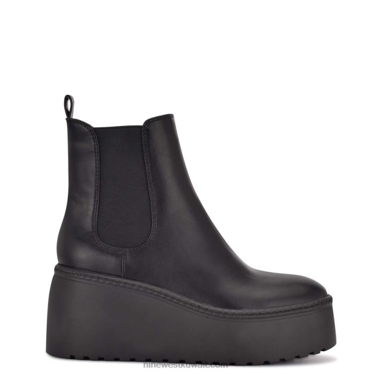 Nine West الجوارب منصة henrita تشيلسي أسود VVL082928