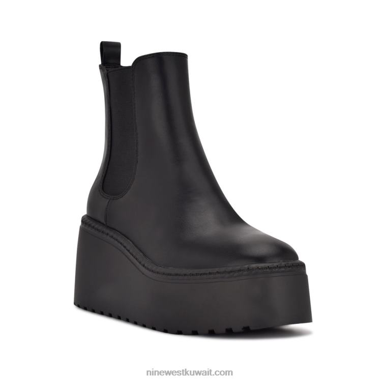 Nine West الجوارب منصة henrita تشيلسي أسود VVL082928
