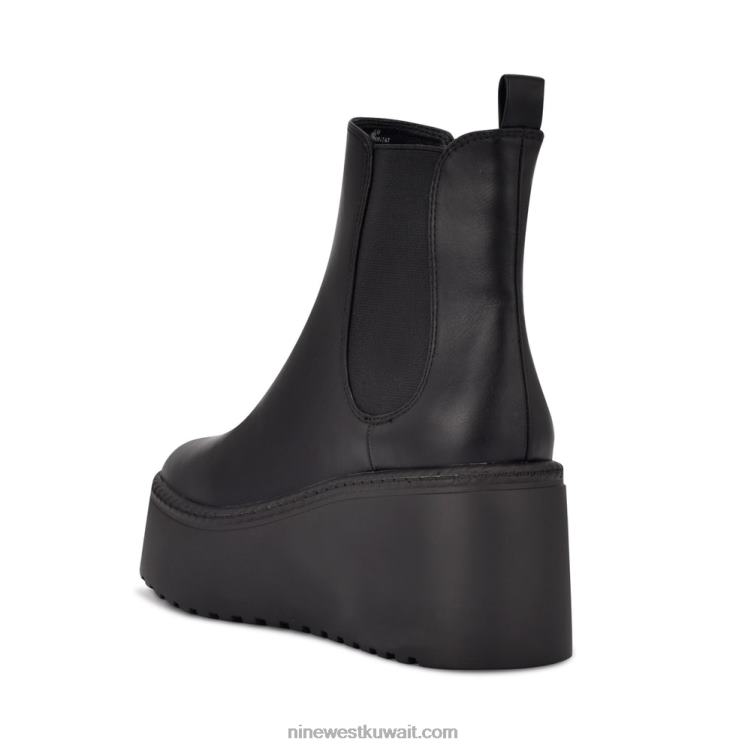 Nine West الجوارب منصة henrita تشيلسي أسود VVL082928