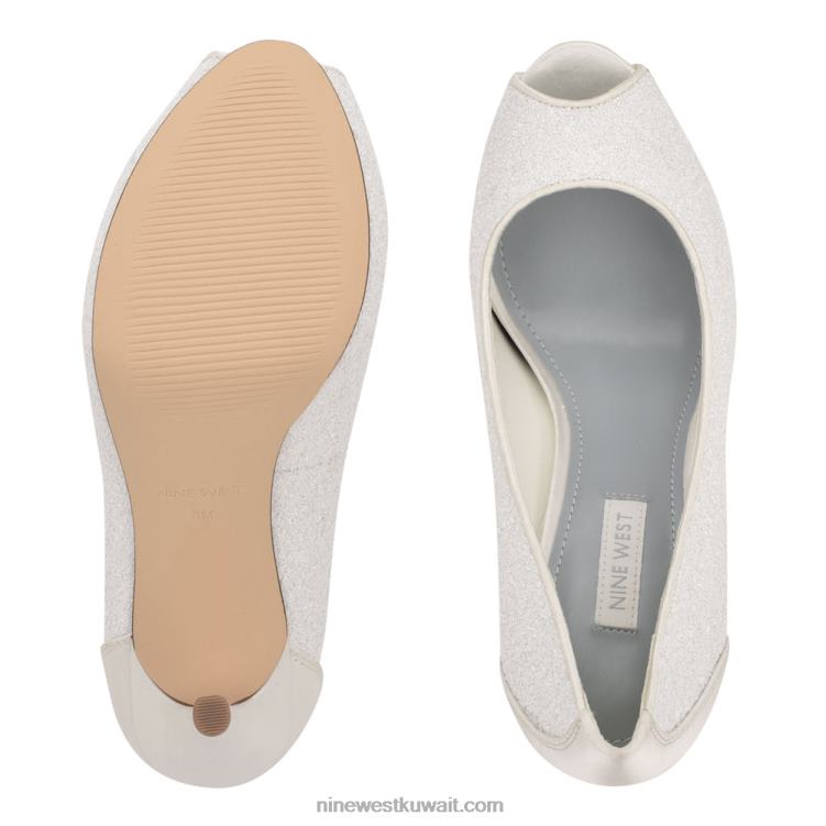 Nine West مضخات زقزقة اصبع القدم hizzia لمعان اللؤلؤ VVL081452
