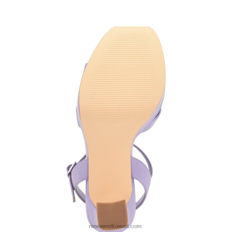 Nine West الصنادل منصة iriv ضوء ارجواني VVL081726