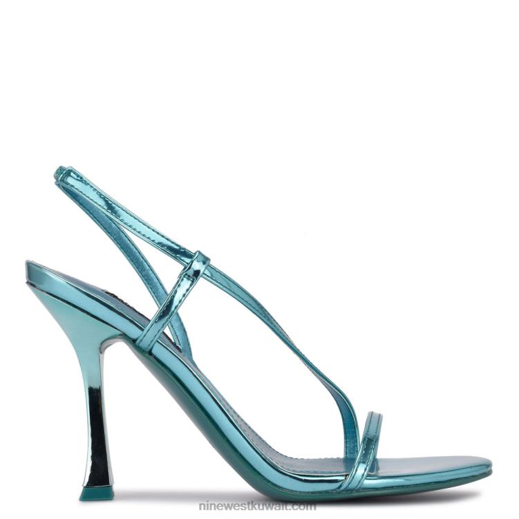 Nine West الصنادل اللباس isaw معدني أزرق VVL08575