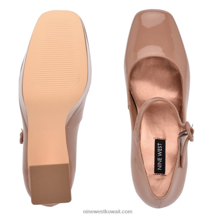 Nine West منصة kares كعوب ماري جين براءة اختراع الطين VVL082175